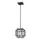 Z-Lite Titania 1 Light Mini Pendant, Black 454MP-BK-BN - alternate 1